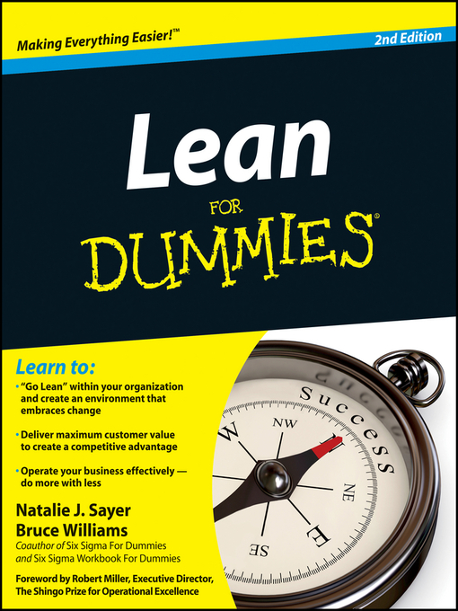 Title details for Lean For Dummies by Natalie J. Sayer - Available